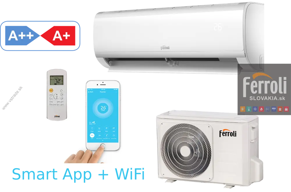 FERROLI GIADA S 12  - 3,5 kW, 12 000 BTU