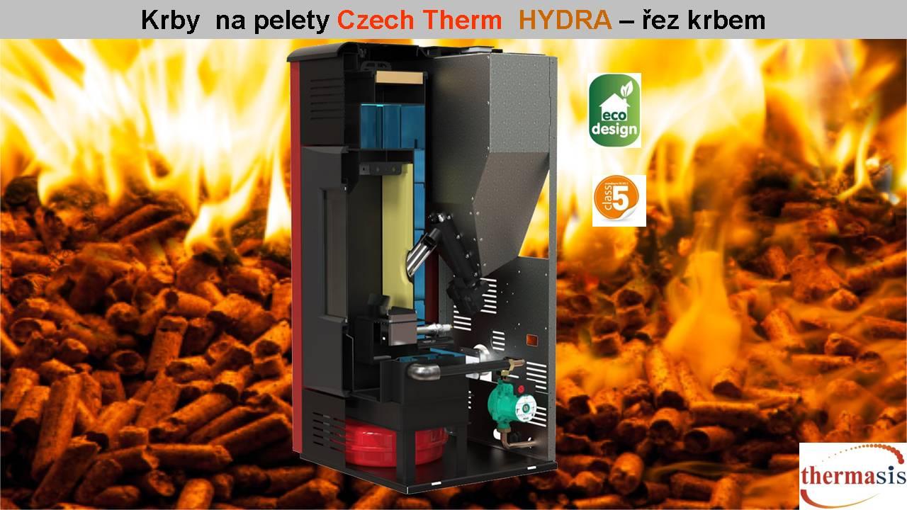 Thermasis Hydra teplovodné kachle na pelety 12 kW